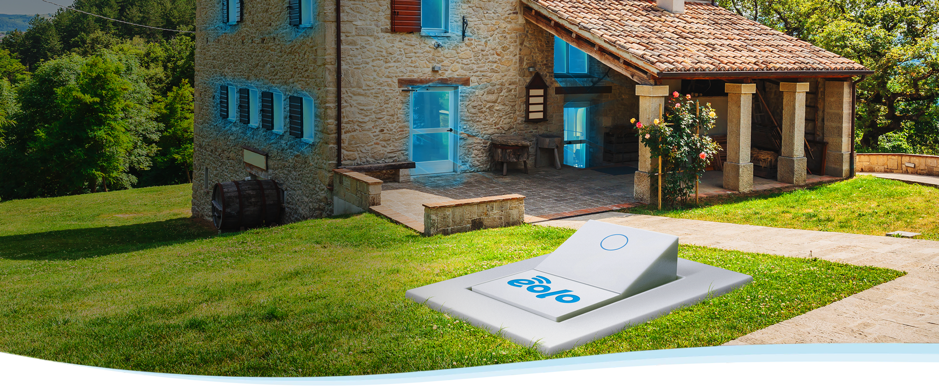 pulsante EOLO internet seconda casa ricaricabile