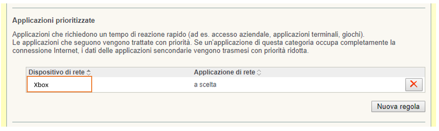 connessione internet gaming