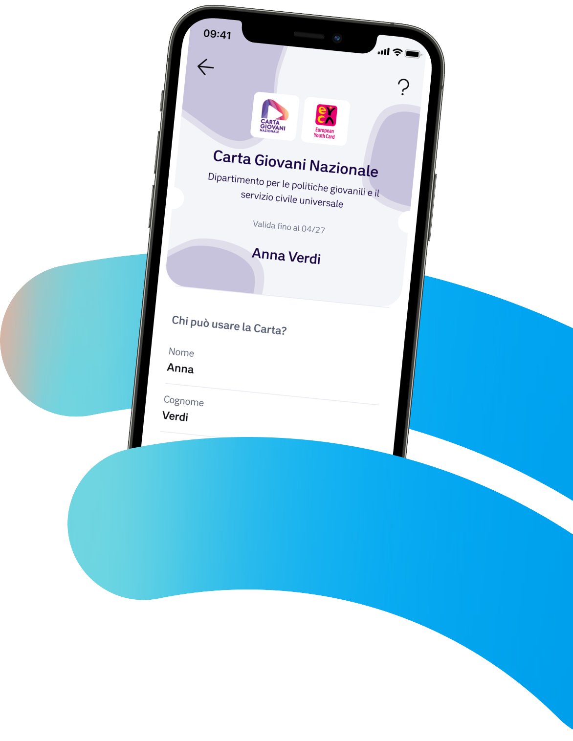 smartphone con app IO