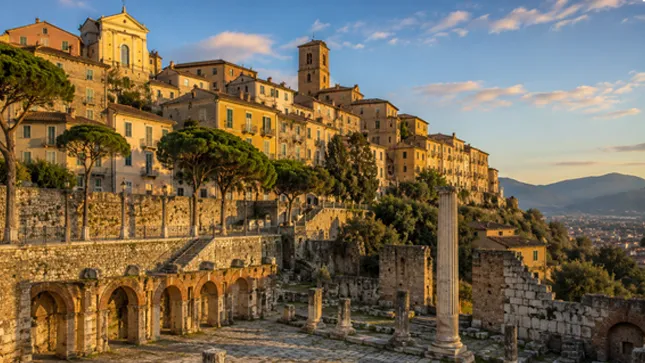 La città alta e il Foro Emiliano