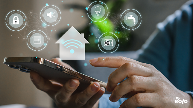 controllo domotica smartphone