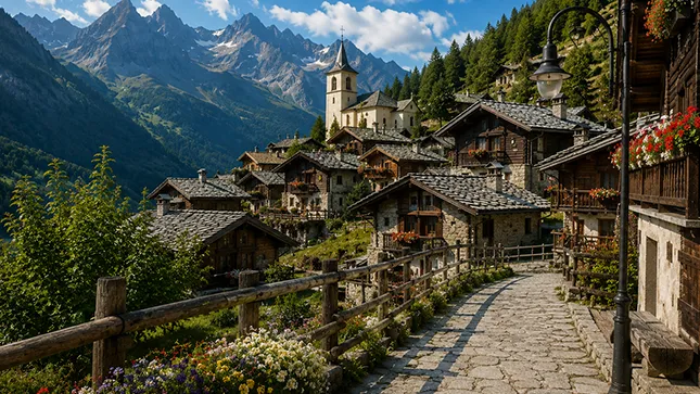 Chamois (Valle d'Aosta), il borgo senz’auto